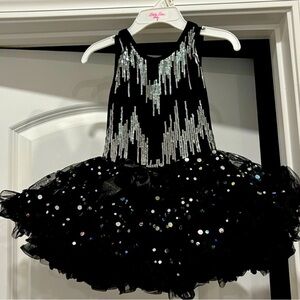 Black and Silver Sequin Kids Tutu